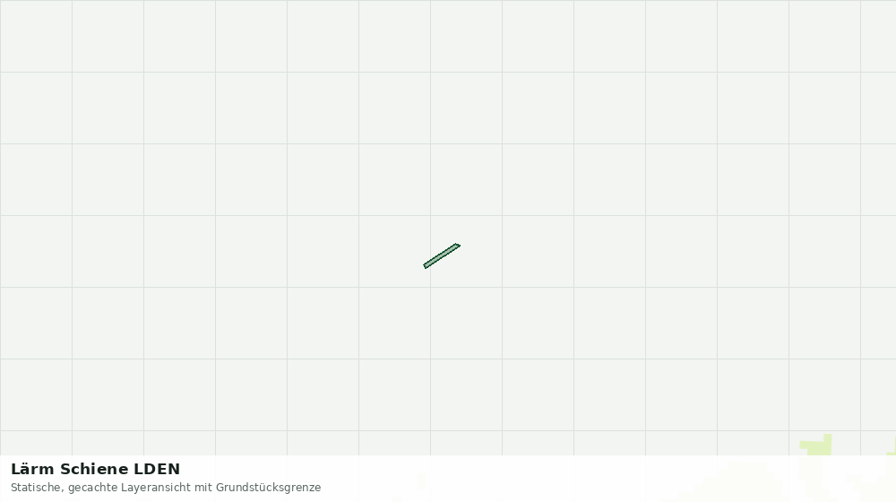 Statische Kartenansicht: Lärm Schiene LDEN