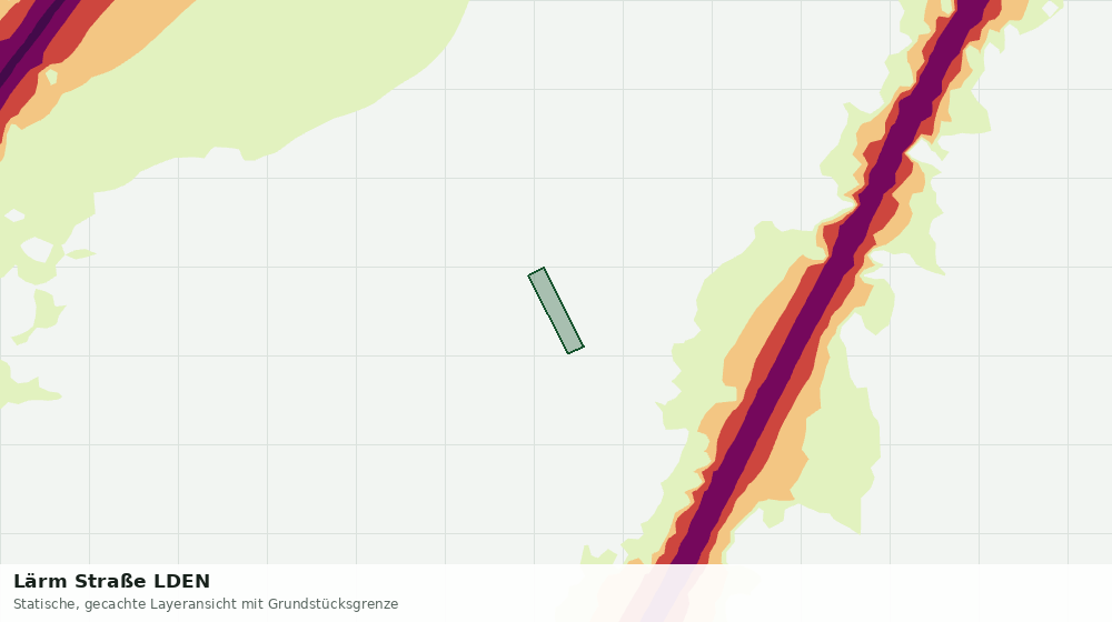 Statische Kartenansicht: Lärm Straße LDEN