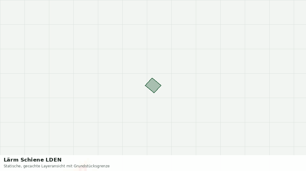 Statische Kartenansicht: Lärm Schiene LDEN