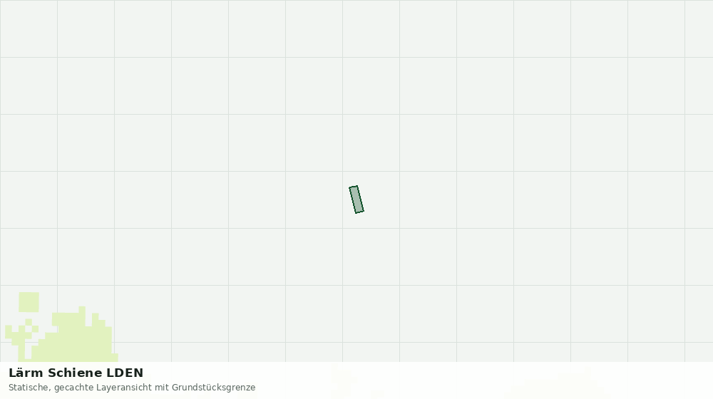 Statische Kartenansicht: Lärm Schiene LDEN
