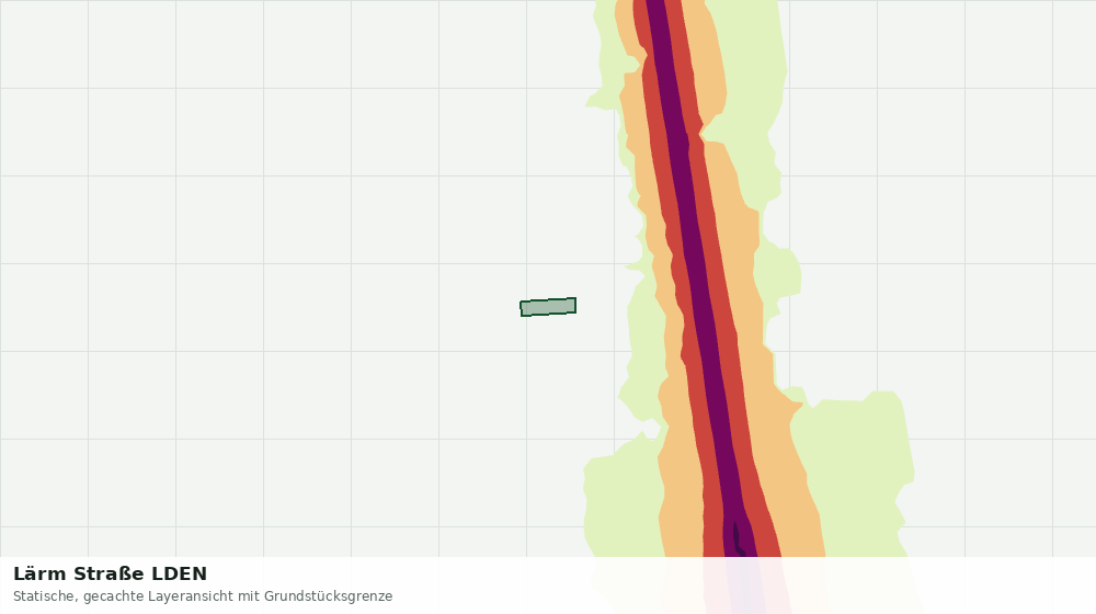 Statische Kartenansicht: Lärm Straße LDEN