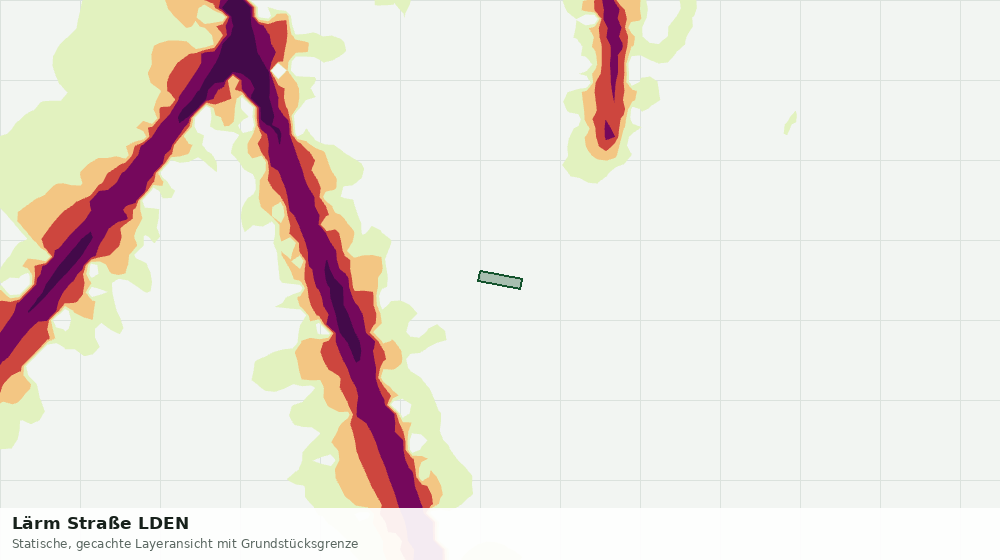 Statische Kartenansicht: Lärm Straße LDEN