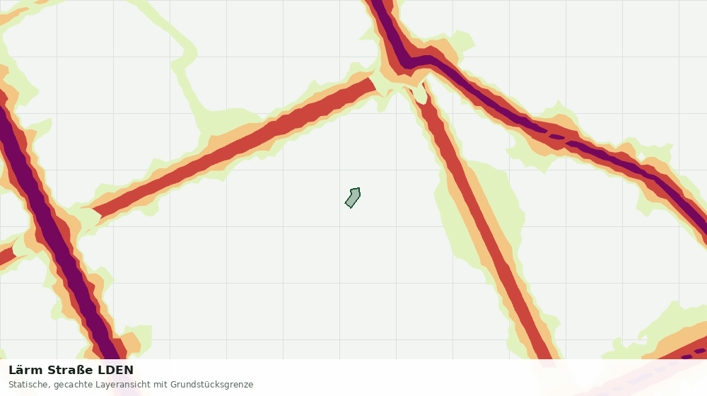 Statische Kartenansicht: Lärm Straße LDEN