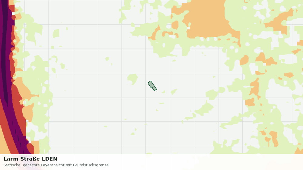 Statische Kartenansicht: Lärm Straße LDEN