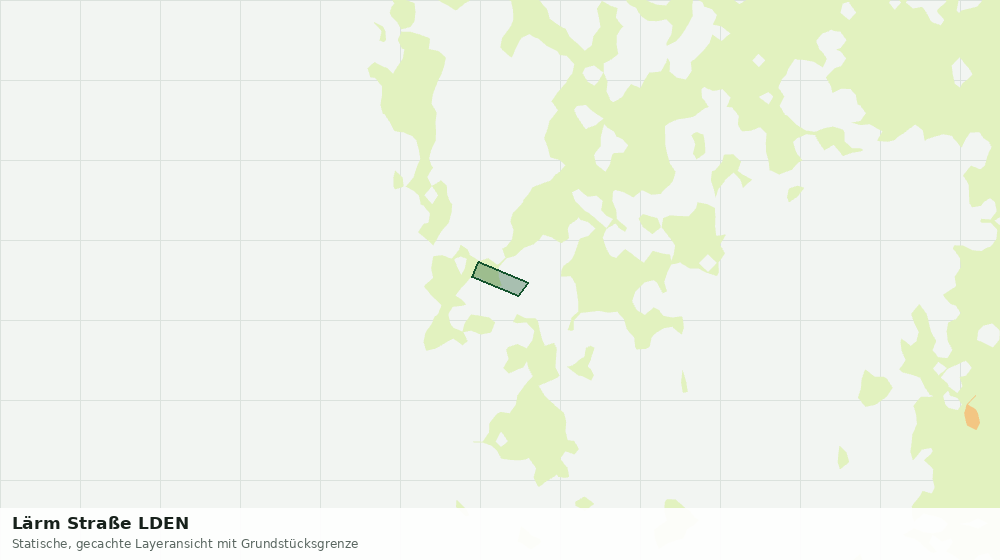 Statische Kartenansicht: Lärm Straße LDEN