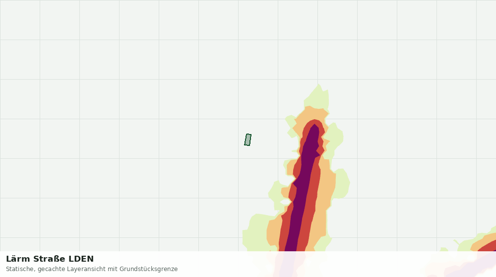 Statische Kartenansicht: Lärm Straße LDEN