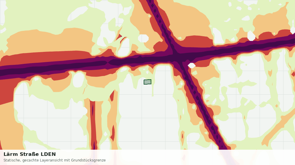 Statische Kartenansicht: Lärm Straße LDEN