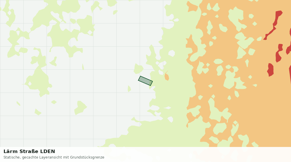 Statische Kartenansicht: Lärm Straße LDEN