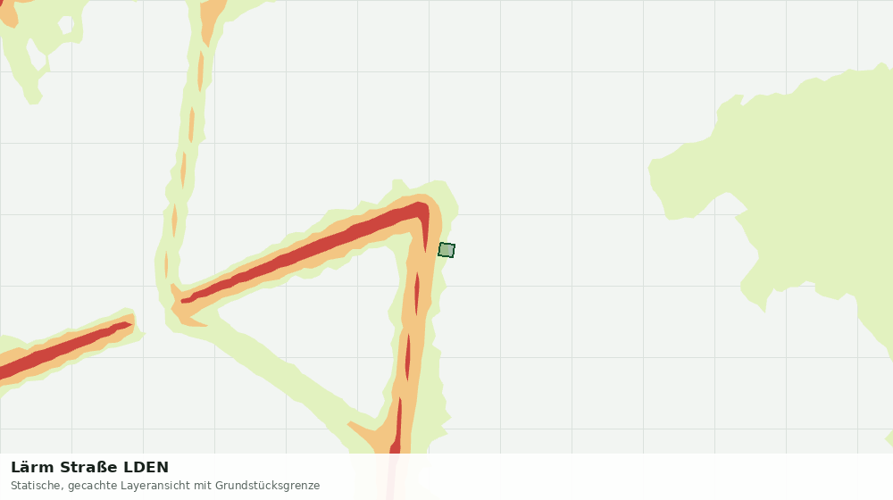 Statische Kartenansicht: Lärm Straße LDEN