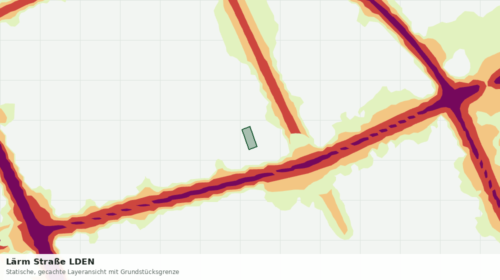 Statische Kartenansicht: Lärm Straße LDEN