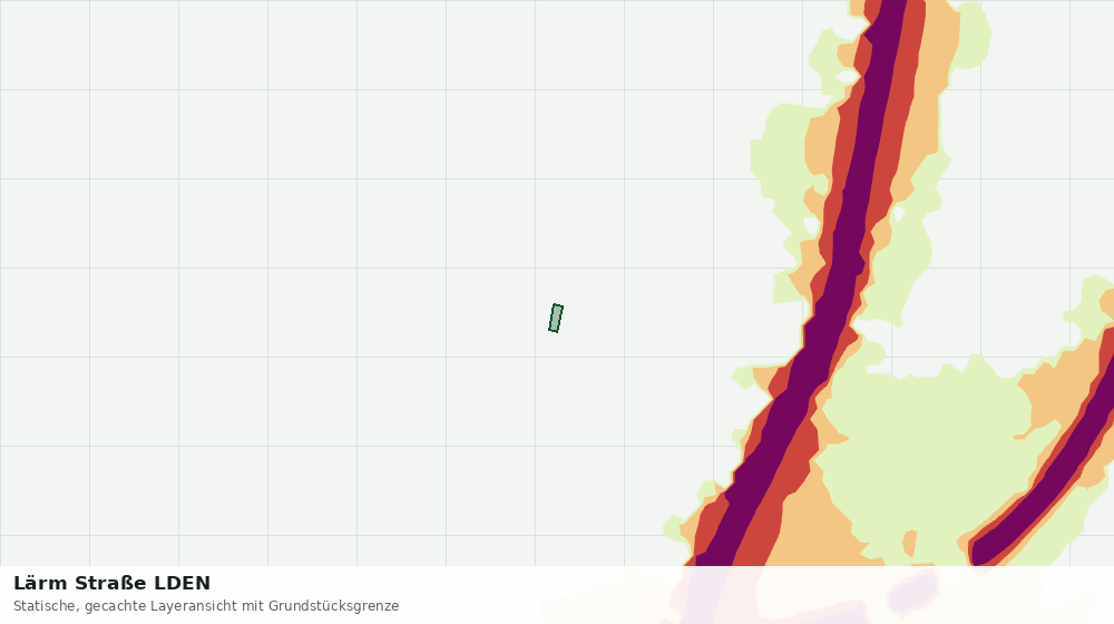 Statische Kartenansicht: Lärm Straße LDEN