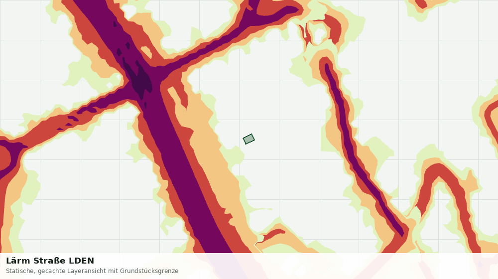 Statische Kartenansicht: Lärm Straße LDEN