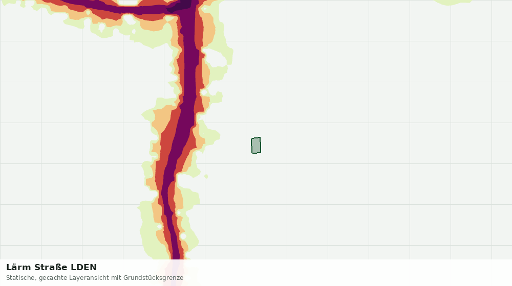 Statische Kartenansicht: Lärm Straße LDEN