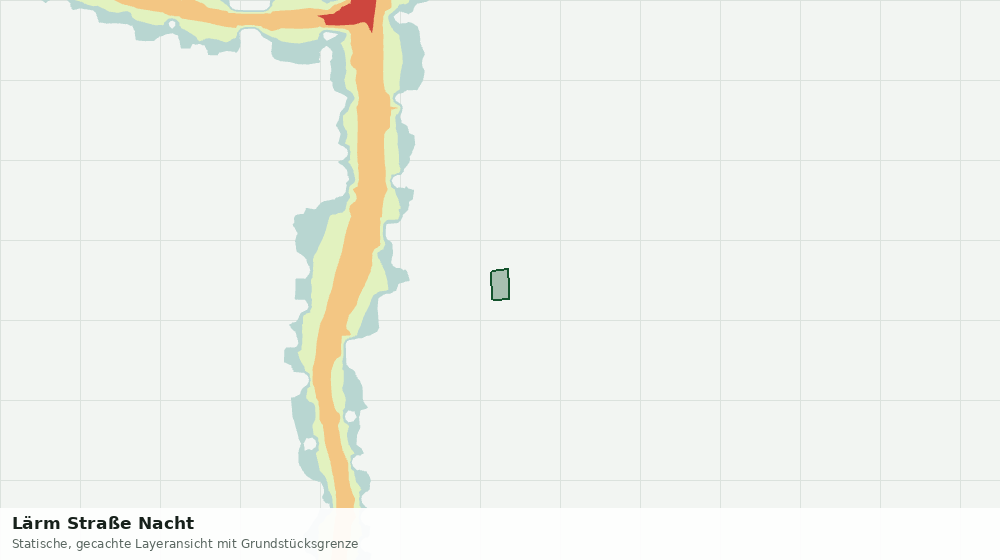 Statische Kartenansicht: Lärm Straße Nacht