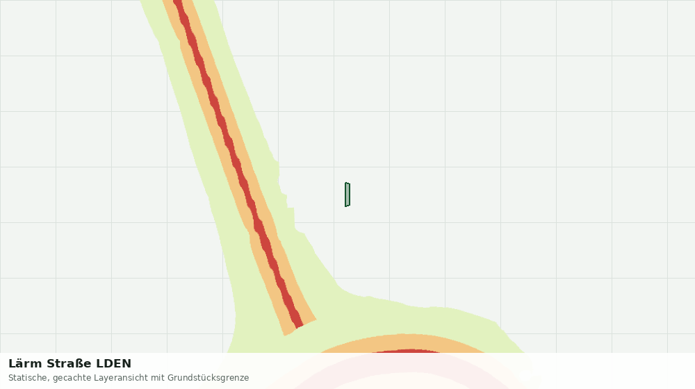 Statische Kartenansicht: Lärm Straße LDEN