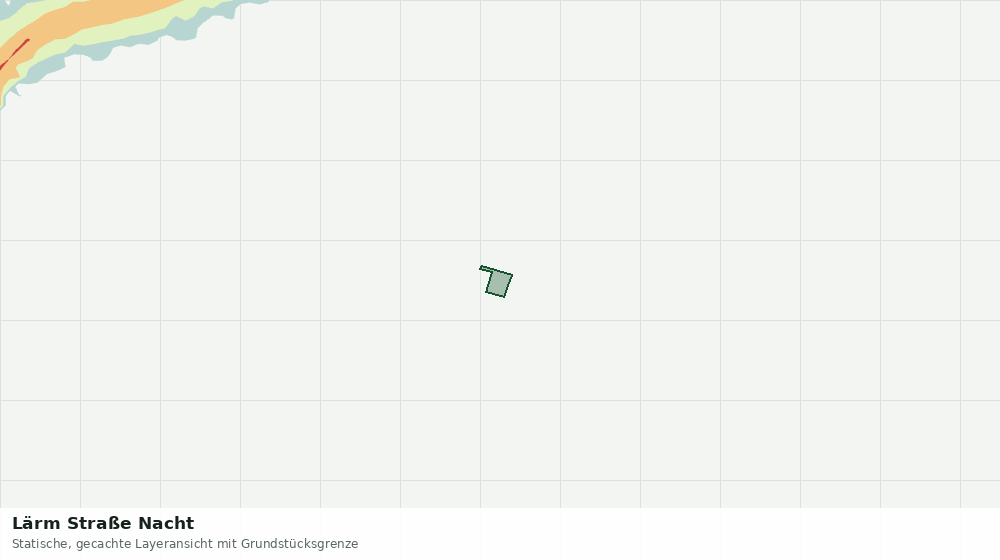 Statische Kartenansicht: Lärm Straße Nacht