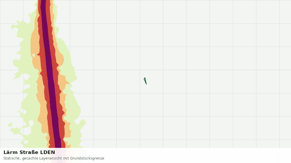 Statische Kartenansicht: Lärm Straße LDEN
