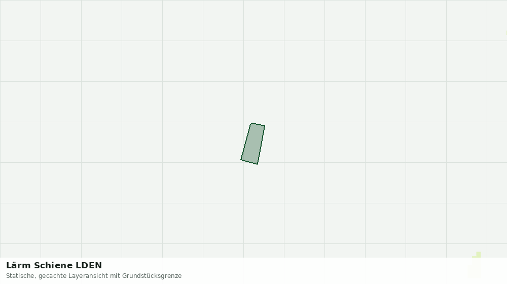 Statische Kartenansicht: Lärm Schiene LDEN