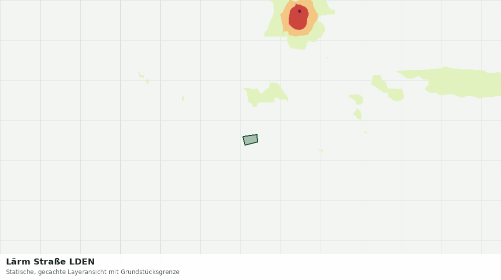 Statische Kartenansicht: Lärm Straße LDEN