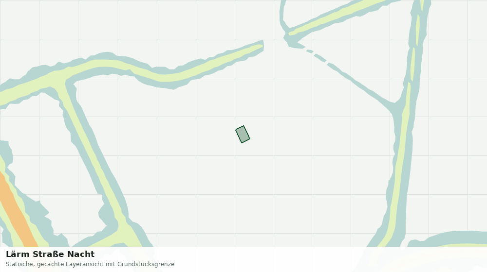 Statische Kartenansicht: Lärm Straße Nacht