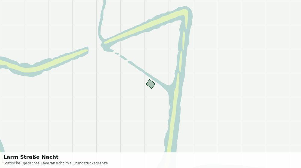Statische Kartenansicht: Lärm Straße Nacht