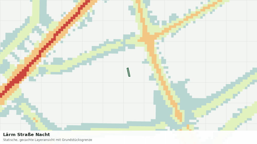 Statische Kartenansicht: Lärm Straße Nacht