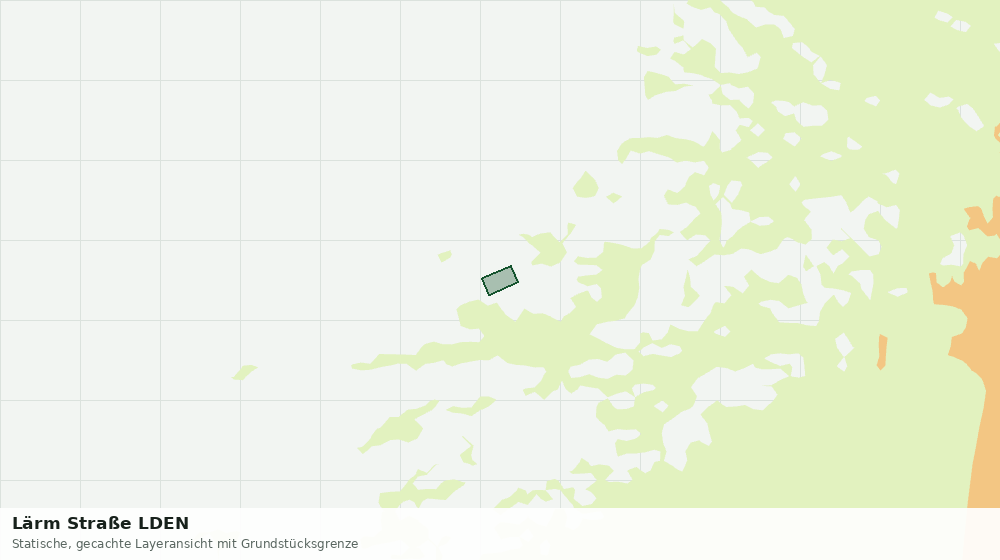 Statische Kartenansicht: Lärm Straße LDEN