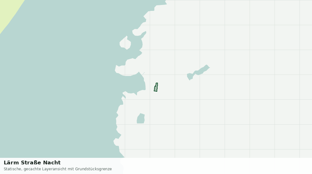 Statische Kartenansicht: Lärm Straße Nacht