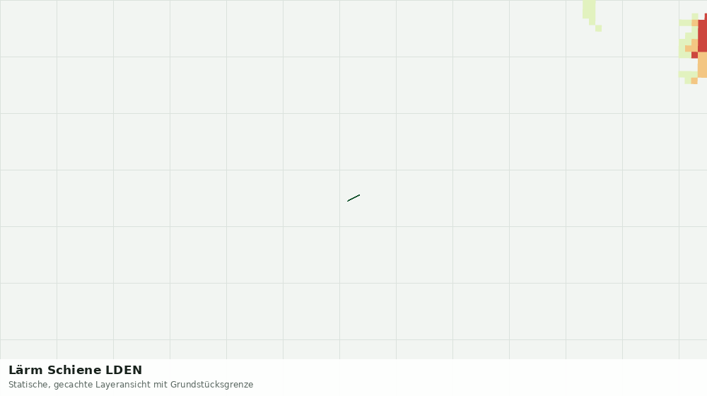 Statische Kartenansicht: Lärm Schiene LDEN