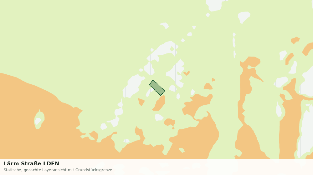 Statische Kartenansicht: Lärm Straße LDEN