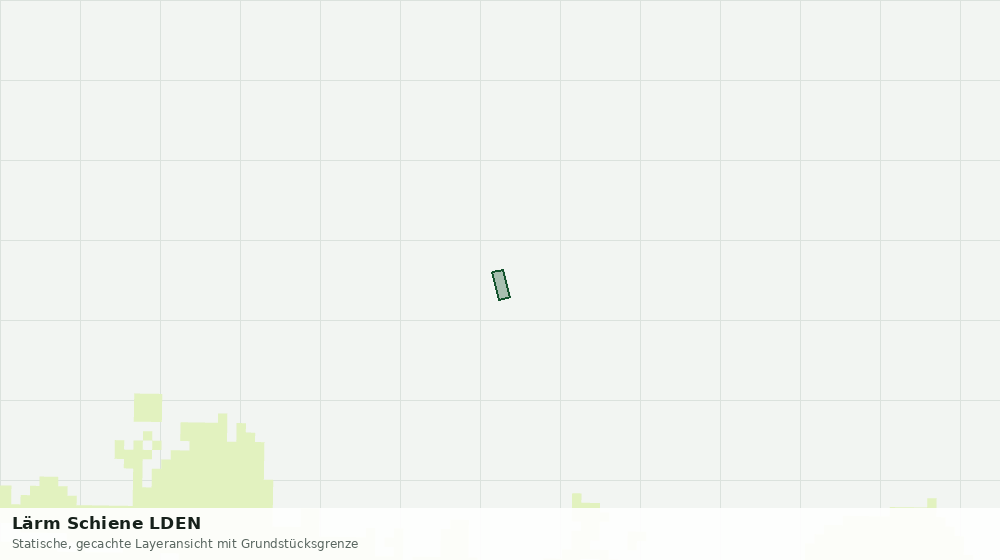 Statische Kartenansicht: Lärm Schiene LDEN