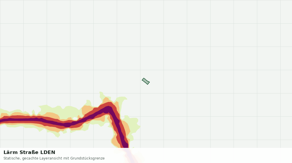 Statische Kartenansicht: Lärm Straße LDEN