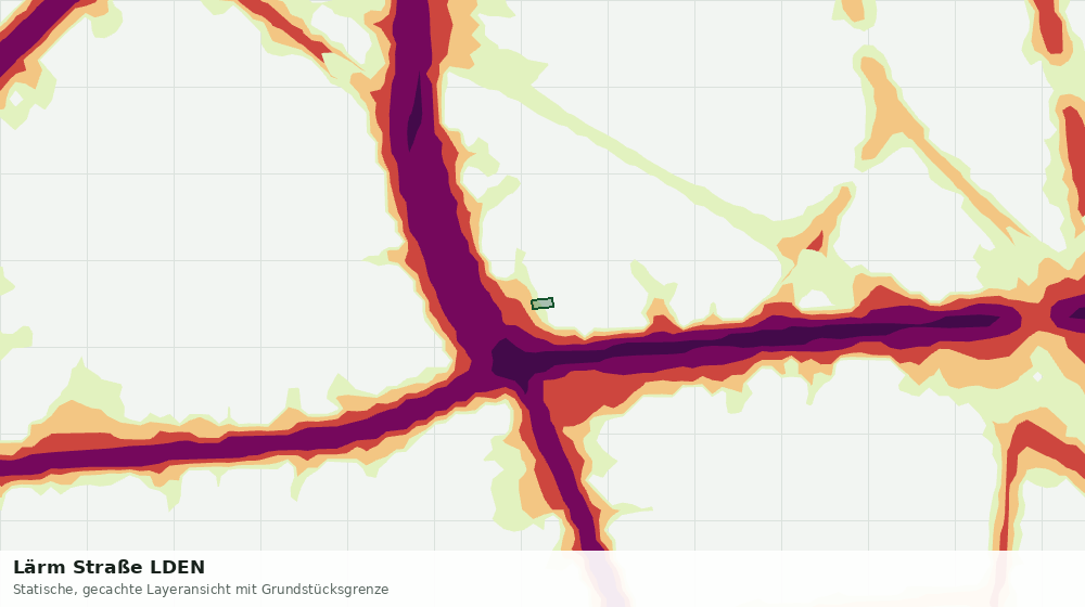 Statische Kartenansicht: Lärm Straße LDEN