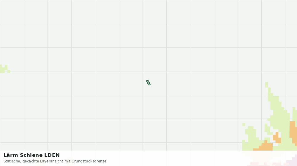 Statische Kartenansicht: Lärm Schiene LDEN