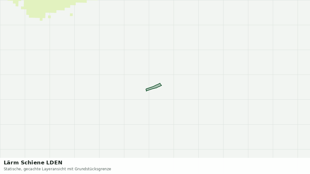 Statische Kartenansicht: Lärm Schiene LDEN