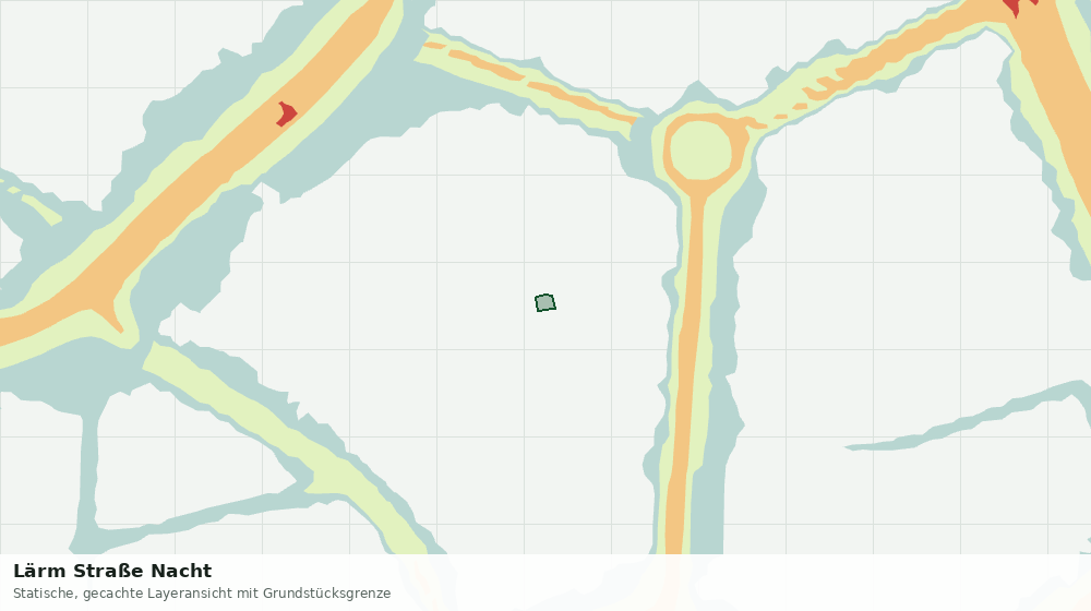 Statische Kartenansicht: Lärm Straße Nacht