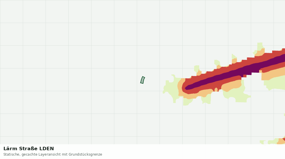 Statische Kartenansicht: Lärm Straße LDEN