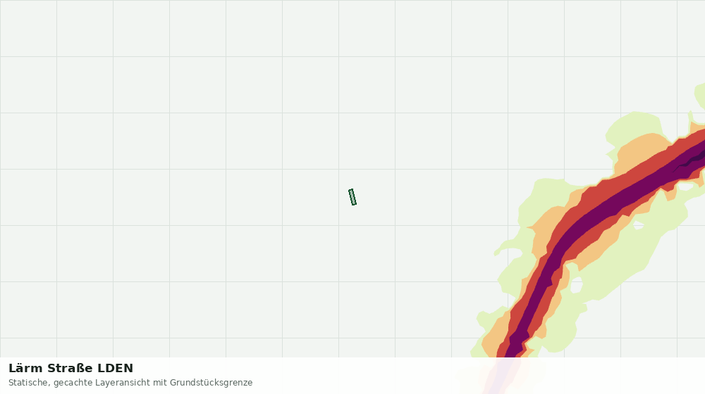 Statische Kartenansicht: Lärm Straße LDEN