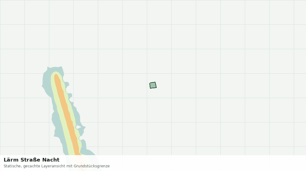 Statische Kartenansicht: Lärm Straße Nacht