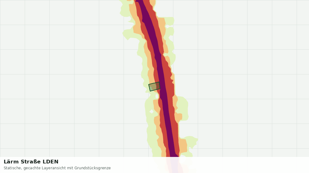 Statische Kartenansicht: Lärm Straße LDEN