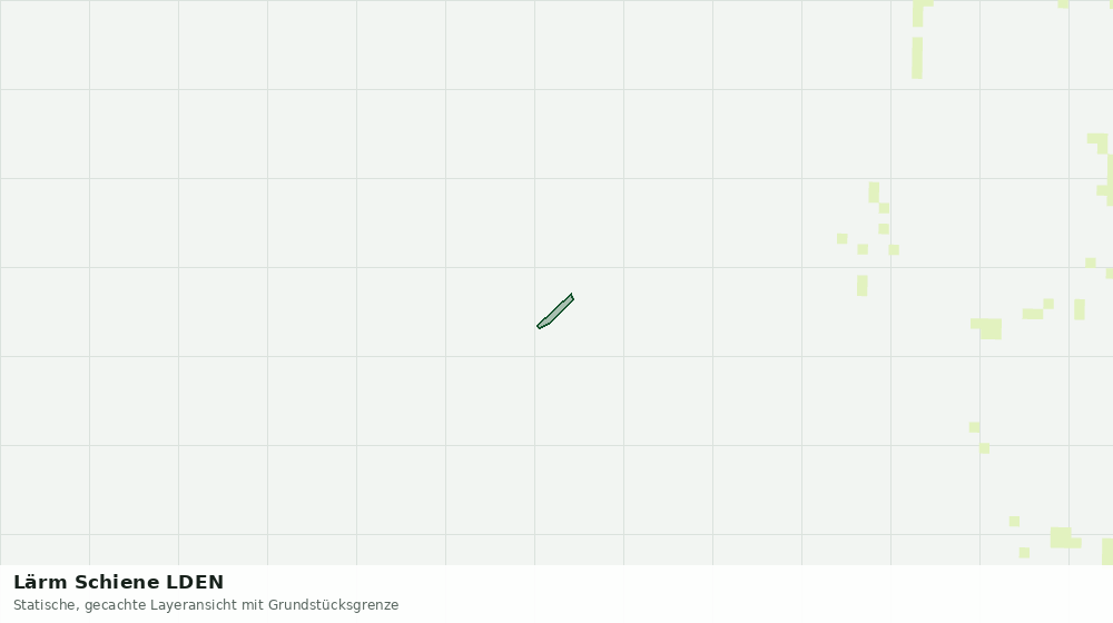 Statische Kartenansicht: Lärm Schiene LDEN