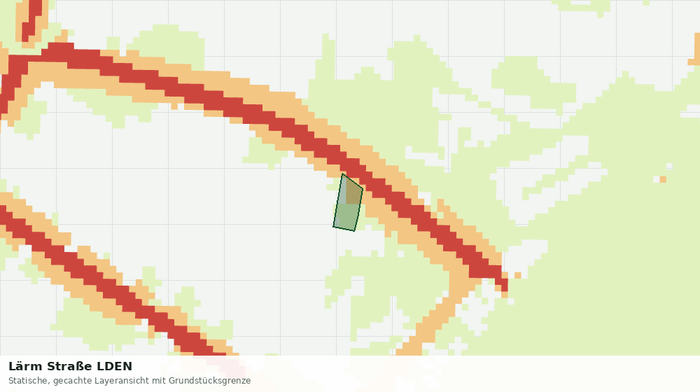 Statische Kartenansicht: Lärm Straße LDEN