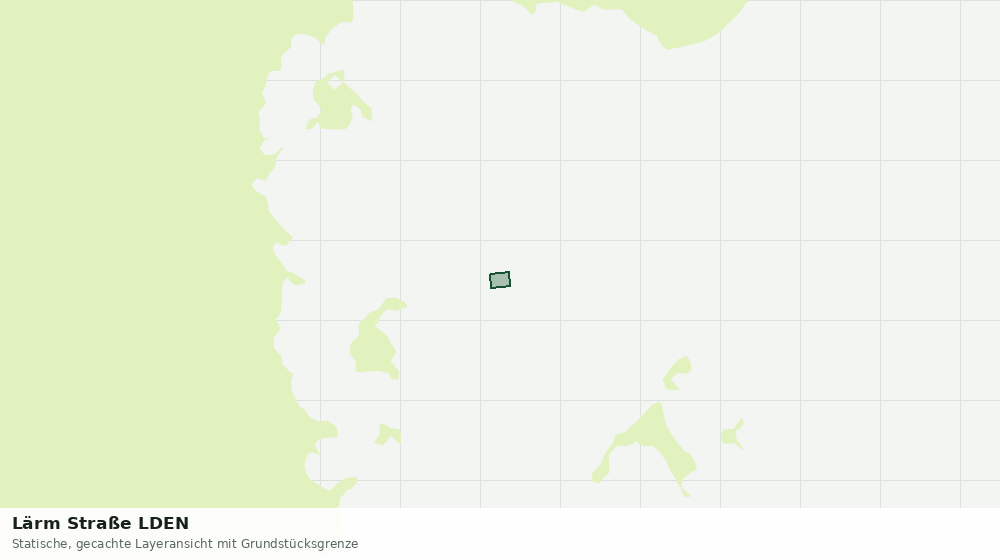 Statische Kartenansicht: Lärm Straße LDEN