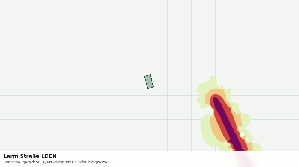 Statische Kartenansicht: Lärm Straße LDEN