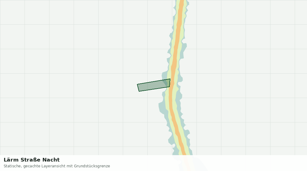 Statische Kartenansicht: Lärm Straße Nacht