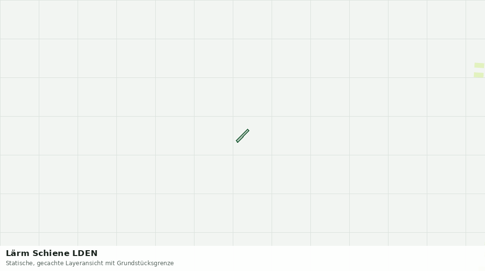 Statische Kartenansicht: Lärm Schiene LDEN