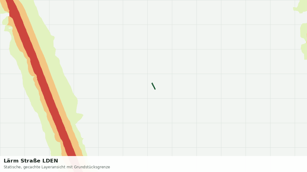 Statische Kartenansicht: Lärm Straße LDEN