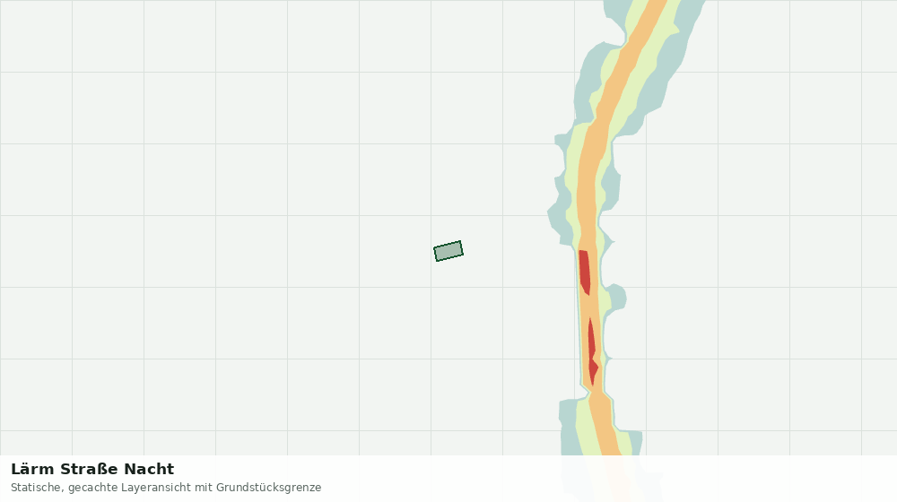 Statische Kartenansicht: Lärm Straße Nacht