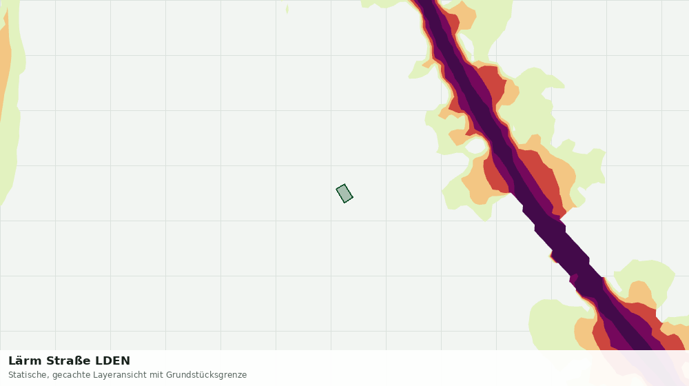 Statische Kartenansicht: Lärm Straße LDEN