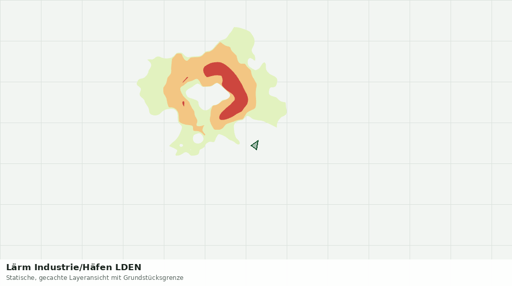 Statische Kartenansicht: Lärm Industrie/Häfen LDEN